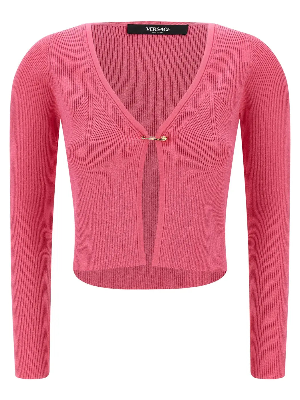 Versace Fuchsia Viscose Cardigan