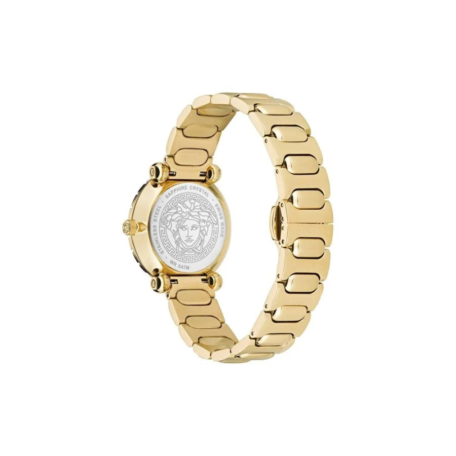 Versace Gold Stainless Steel Dress Watch