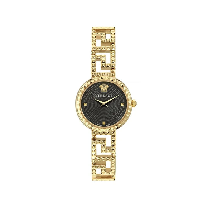 Versace Gold Stainless Steel Dress Watch