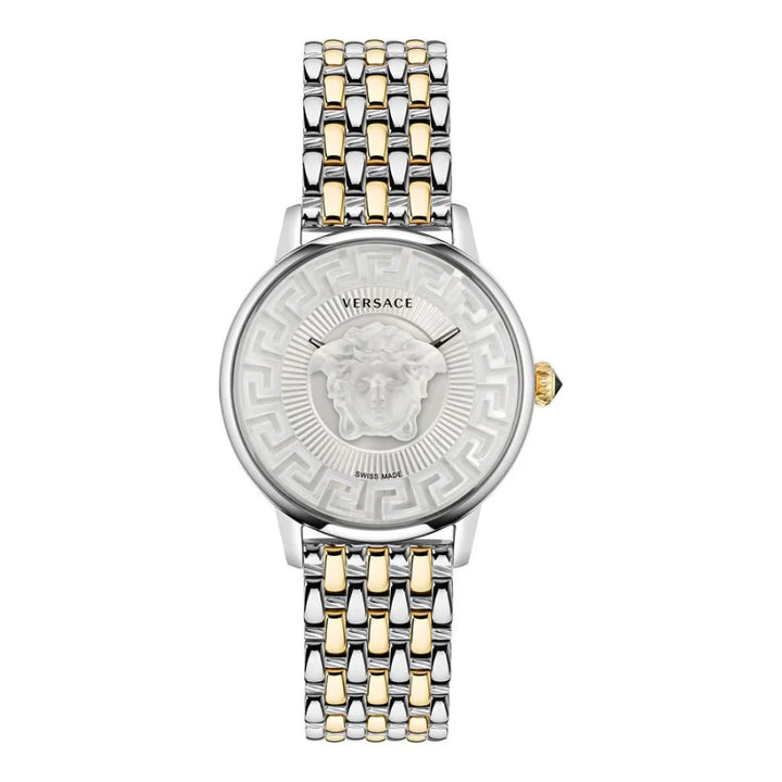 Versace Gray Stainless Steel Bracelet Watch