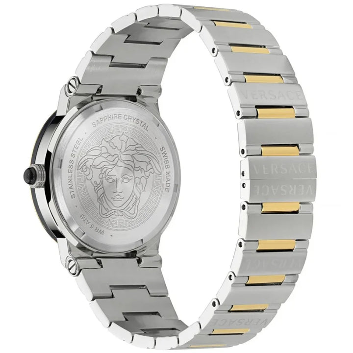 Versace Gray Stainless Steel Dress Watch