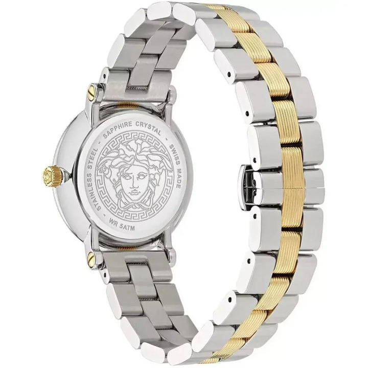 Versace Gray Stainless Steel Dress Watch