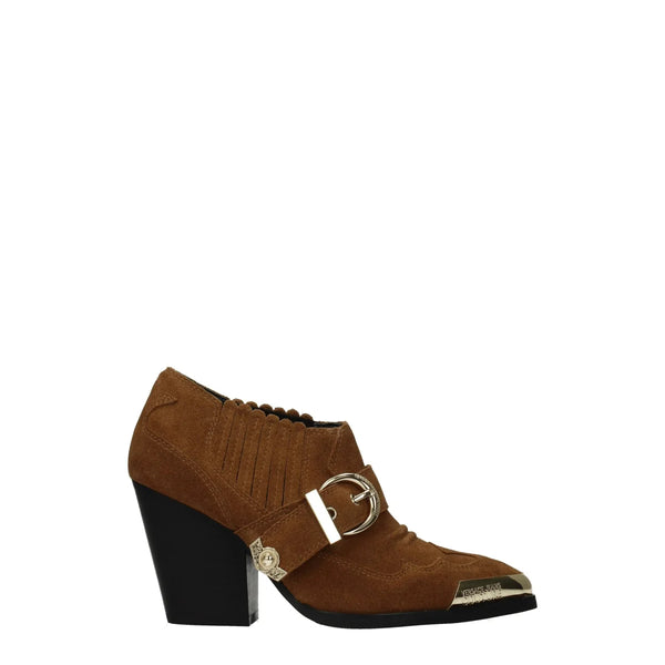 Versace Jeans Ankle Boots E0VZAS1171565903 Brown Suede Vintage Style