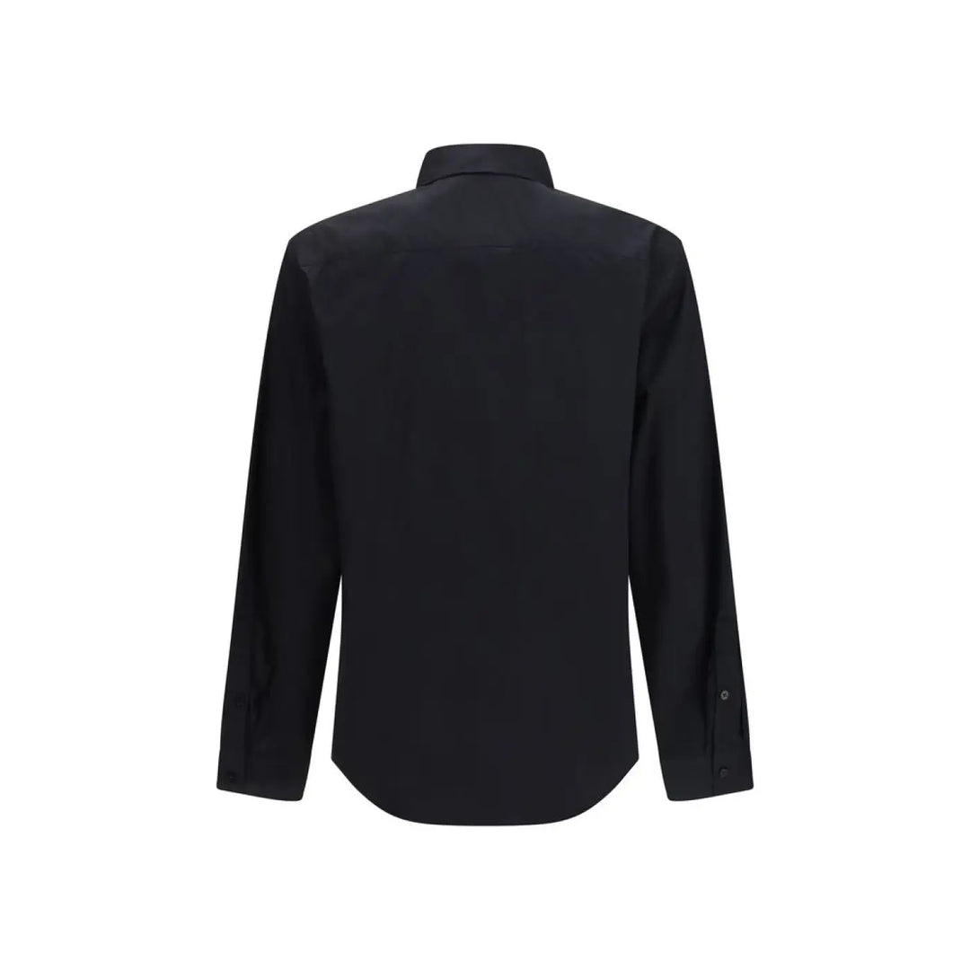 Versace Jeans Black Cotton Dress Shirt