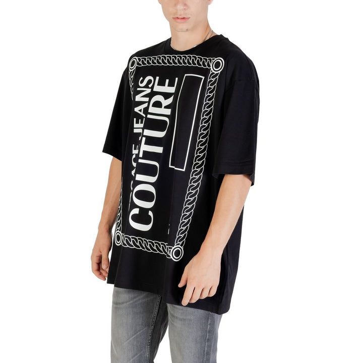 Versace Jeans Black Cotton T-shirt