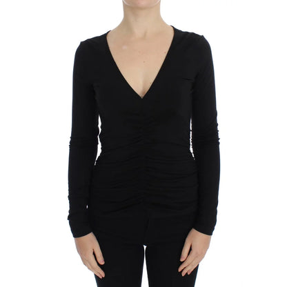 Versace Jeans Couture VJC Black Pullover Sweater Authentic Luxury Style