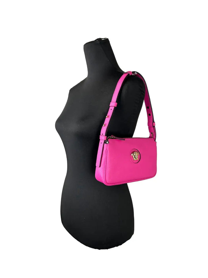 Versace La Medusa Vitello Shoulder Bag Purse