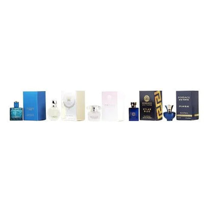 Versace Mini Gift Set Featuring Dylan Blue Pour and Eros Scents Women’s Sets