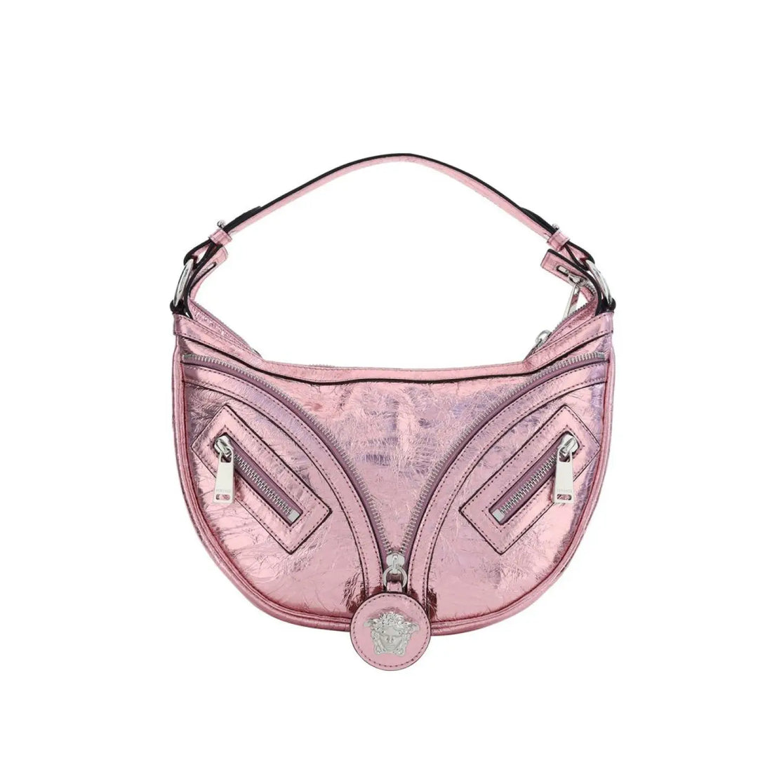 Versace Multicolor Lamb Leather Shoulder Bag