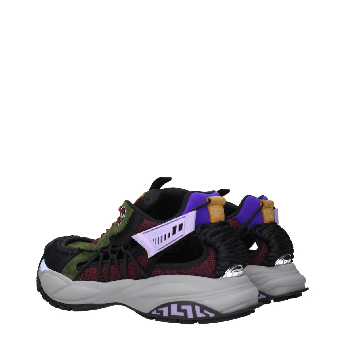 Versace Multicolor Sneakers MPN 10167111A126776G60P Code F84048 Suede