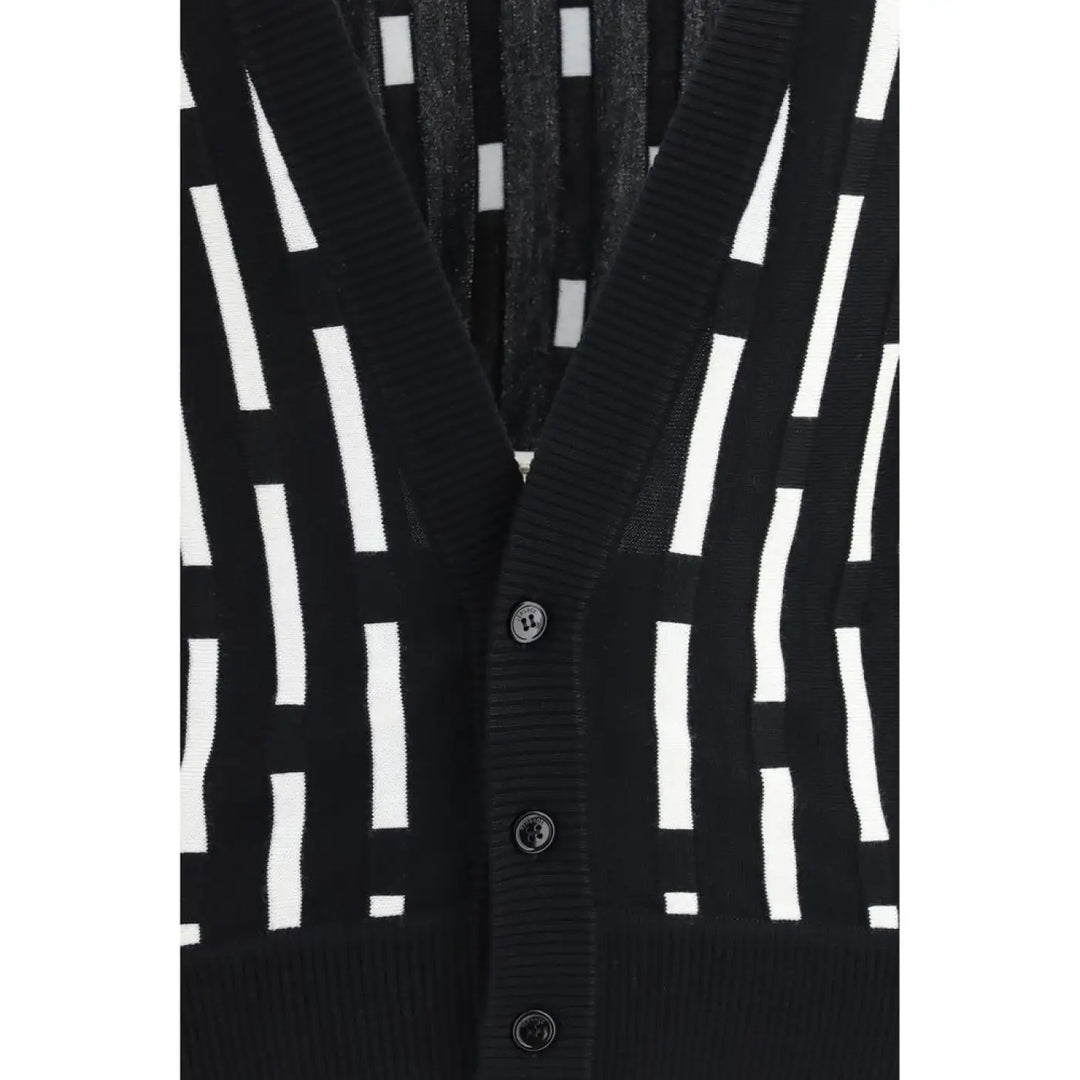 Versace Multicolor Wool Oves Aries Cardigan