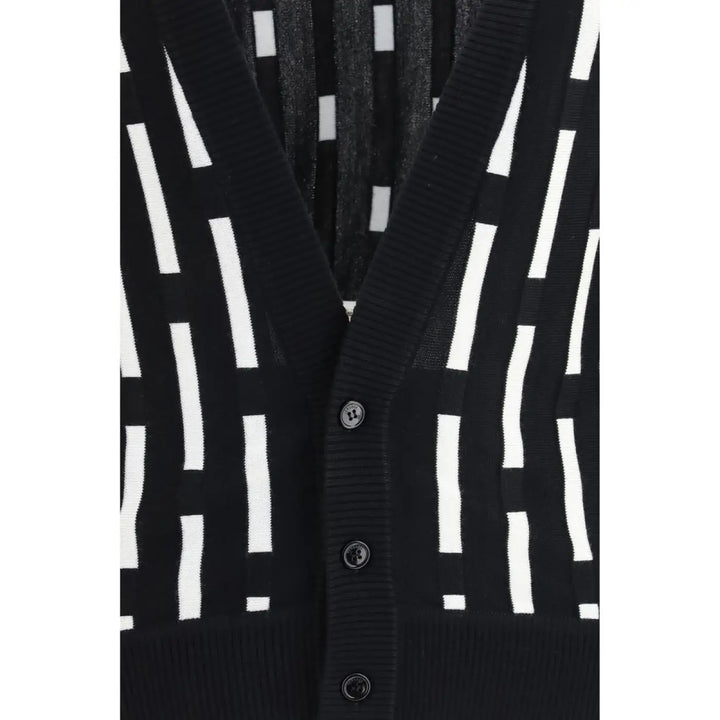 Versace Multicolor Wool Oves Aries Cardigan