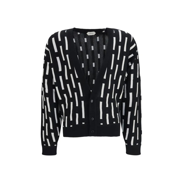 Versace Multicolor Wool Oves Aries Cardigan