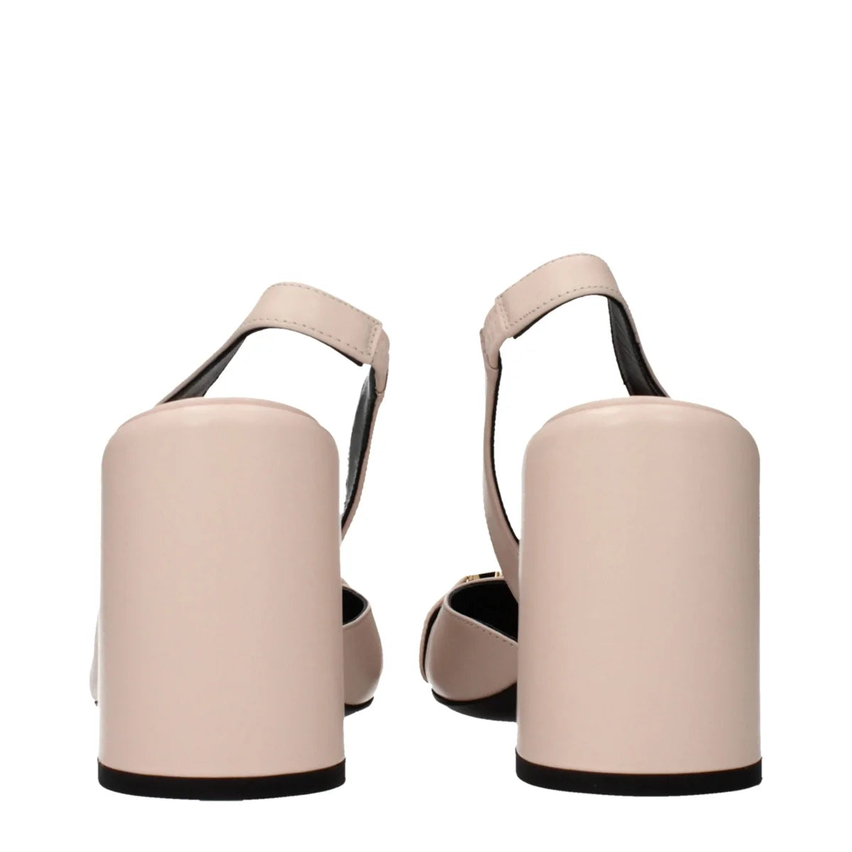 Versace Pink Leather High Heel Pumps