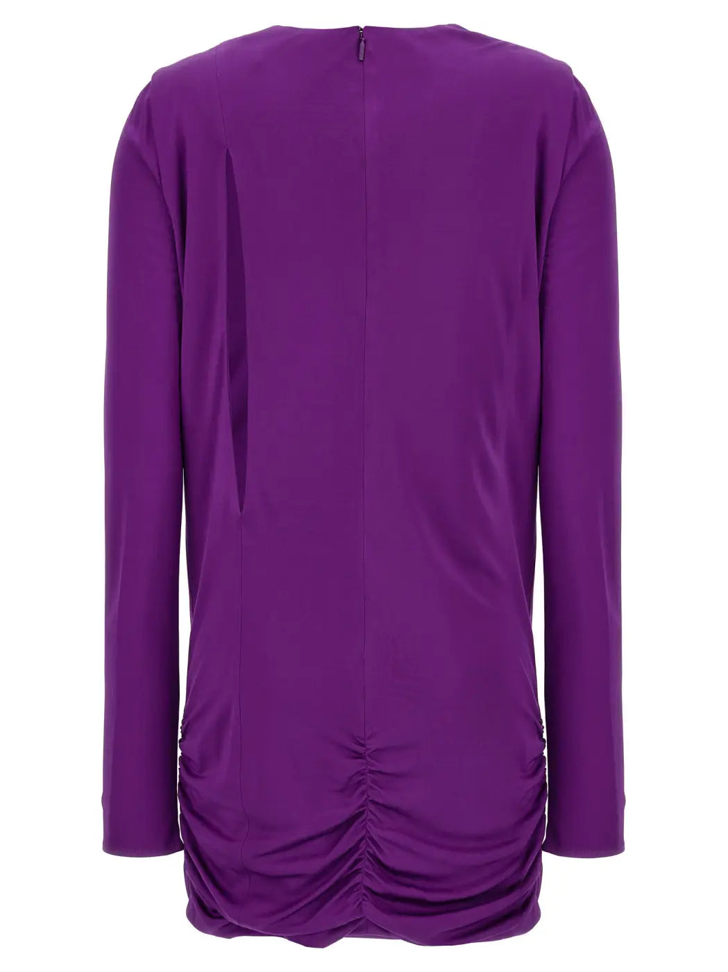 Versace Purple Viscose Short Dress