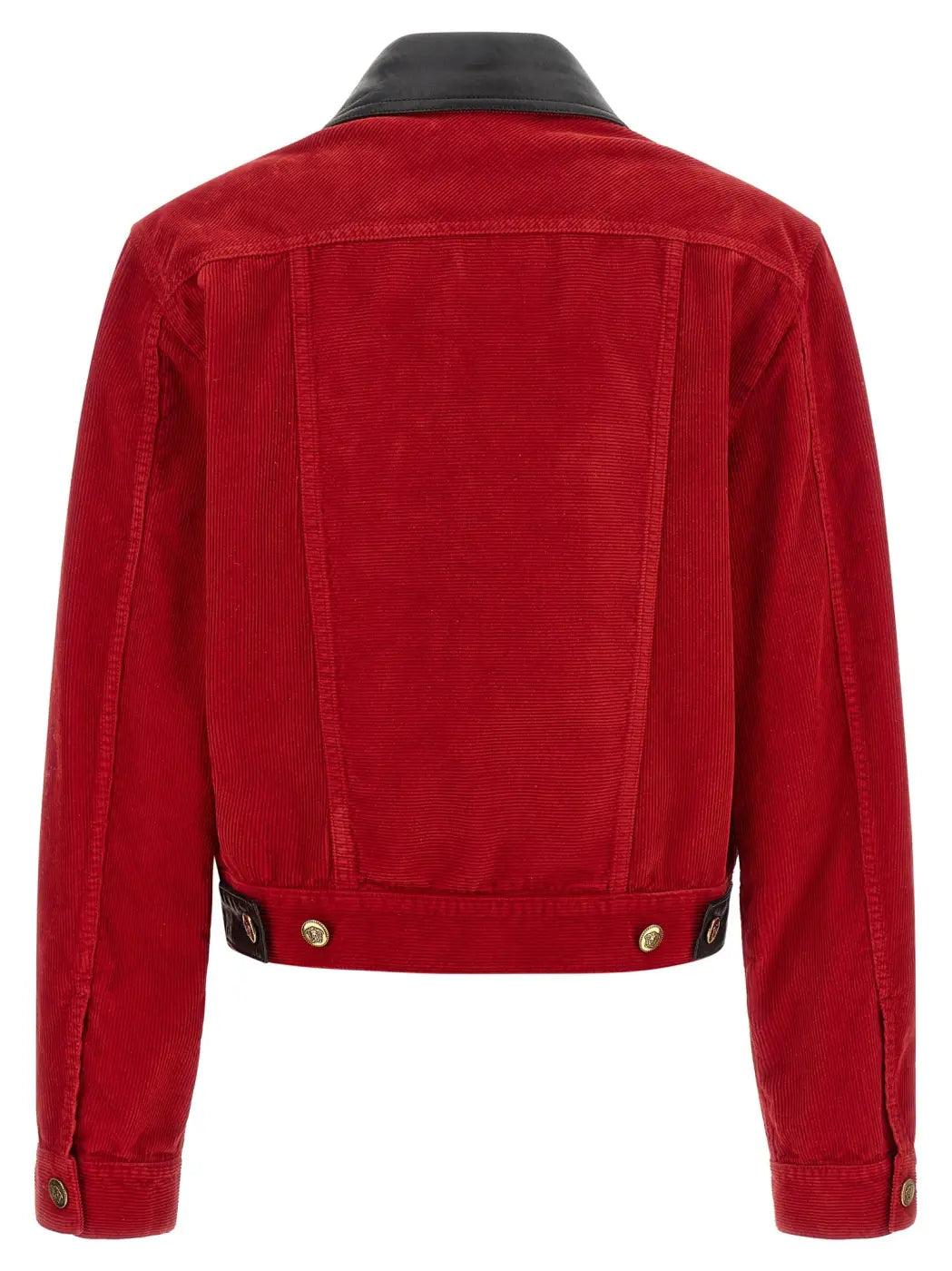 Versace Red Cotton Full-length Jacket