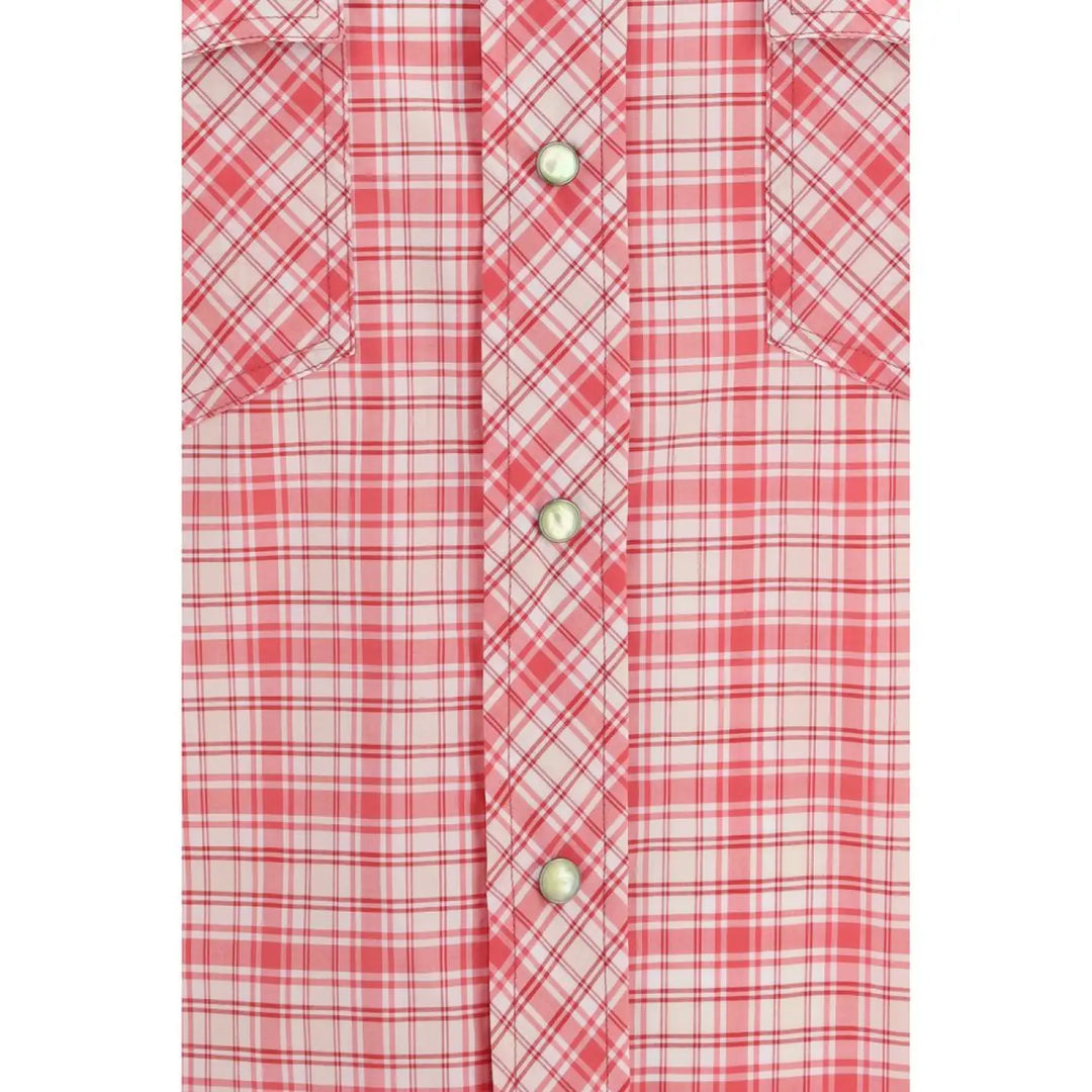 Versace Red Cotton Pattern Shirt