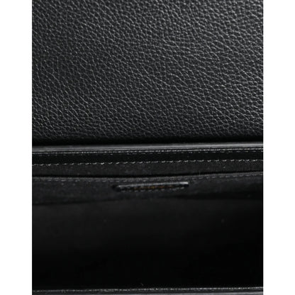 Versace Shoulder Bag with Brand Logo and Solid Color Strap