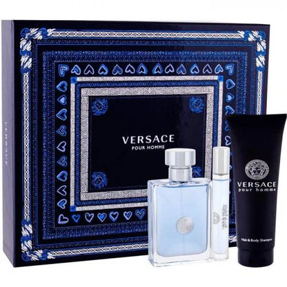 Versace Signature Gift Set with Eau De Toilette Spray and Perfume Men’s Sets