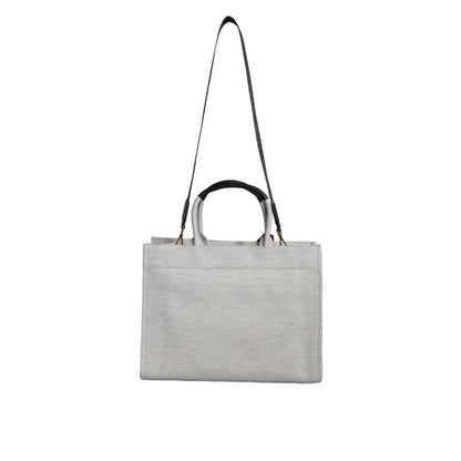 Versace Tote Bag with Crossbody Strap and Iconic Brand Logo