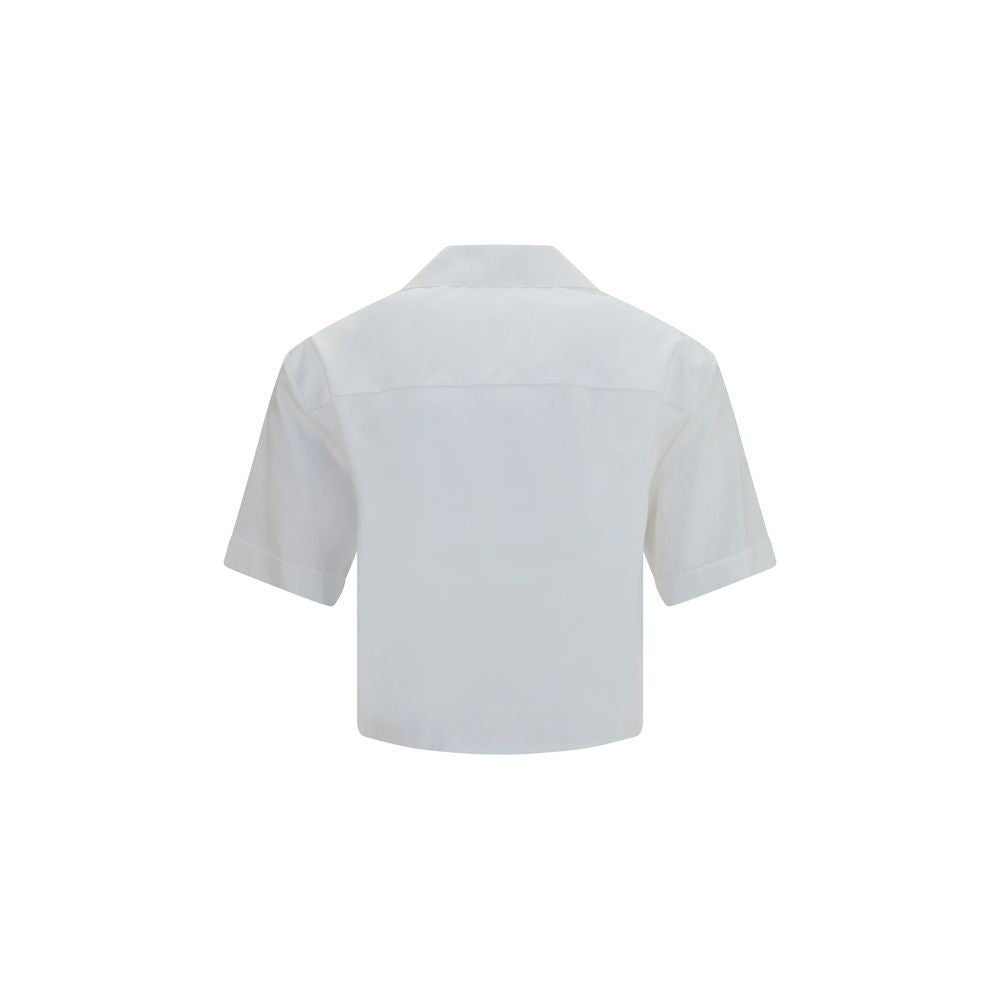 Versace Shirts - White Cotton Dress Shirt