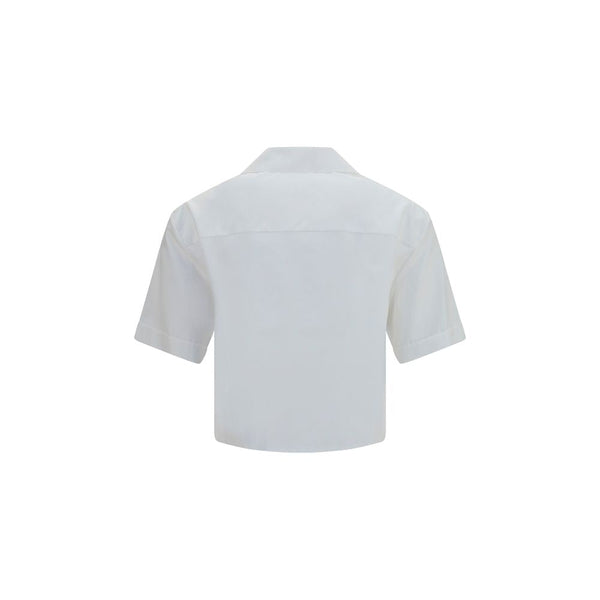 Versace Shirts - White Cotton Dress Shirt