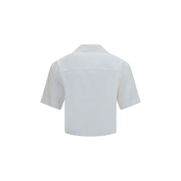 Versace Shirts - White Cotton Dress Shirt