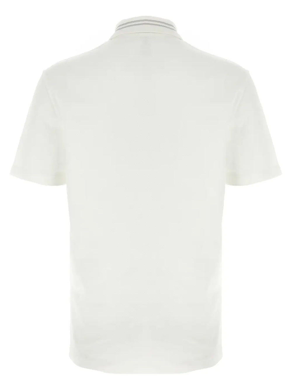 Versace White Cotton Polo Shirt