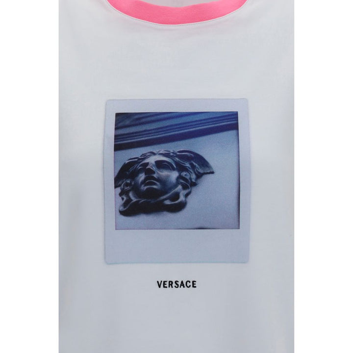 Versace - White Cotton T-Shirt