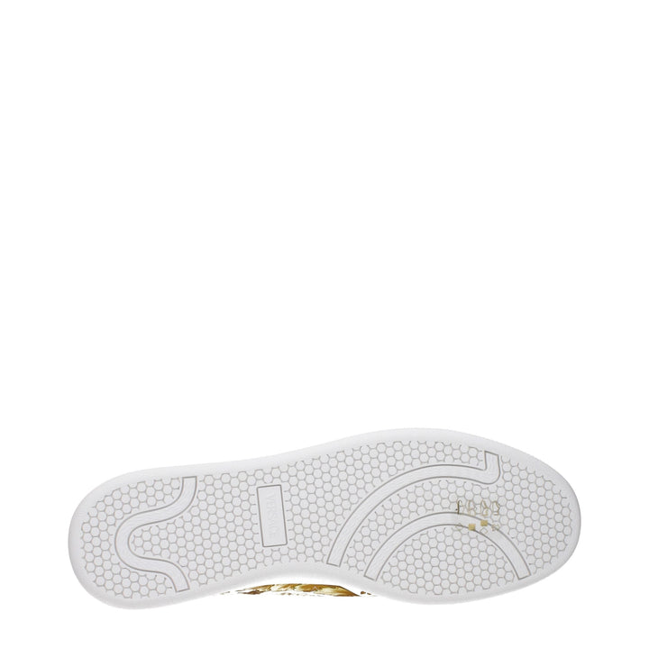 Versace White Leather Sneakers