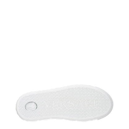 Versace White Leather Sneakers