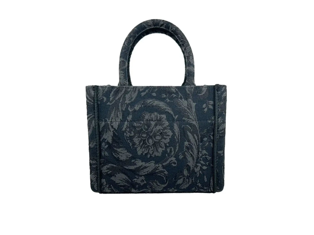 Versace Women’S ’Extra Small Athena’ Shopping Bag Black