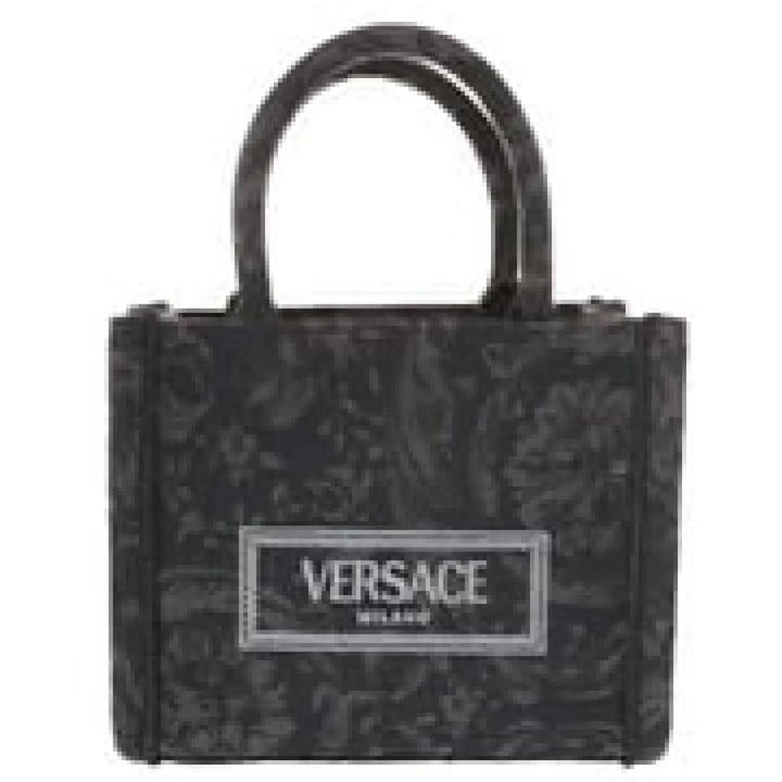 Versace Women’S ’Extra Small Athena’ Shopping Bag Black
