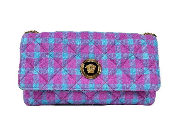 Versace - Wool Lurex Medium Shoulder Crossbody Bag