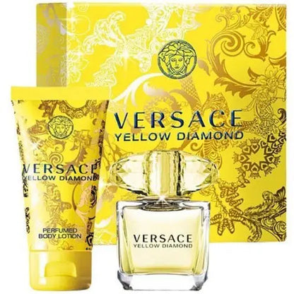 Elevate Your Journey with Versace Yellow Diamond Travel Gift Set Women’s Sets