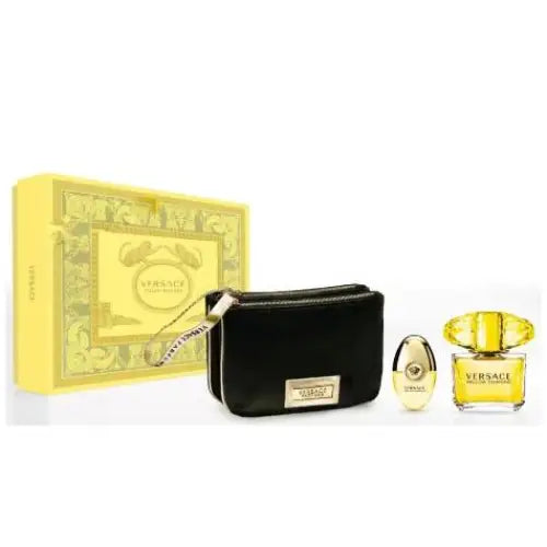 Unleash Radiance with the Versace Yellow Diamond Gift Set Women’s Sets