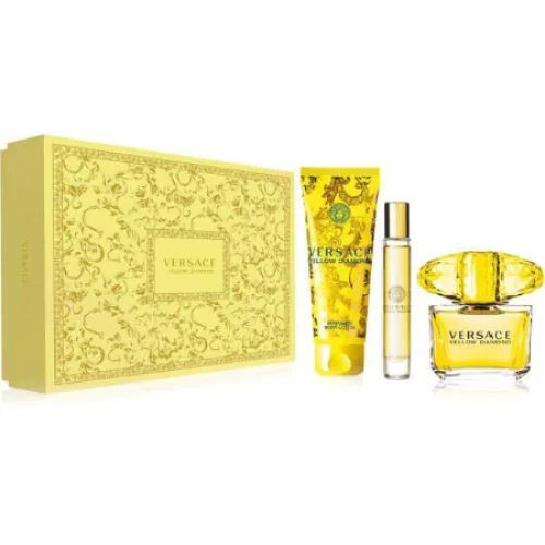Versace Yellow Diamond Gift Set Luxurious Eau De Toilette and Body Lotion Women’s Sets