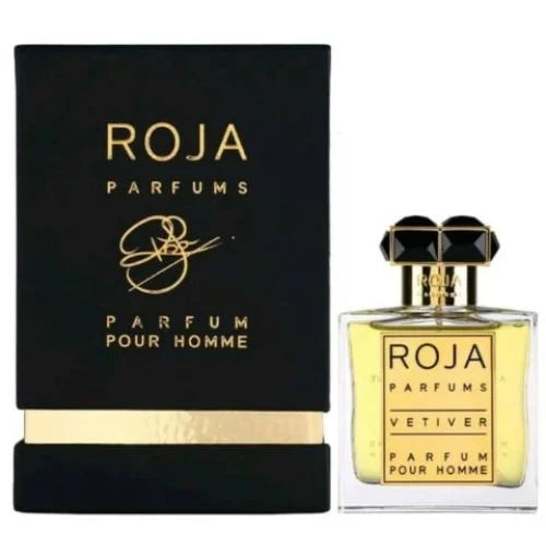 Vetiver Chypré Cologne for Men Warm Spicy Perfume with Citrus and Green Notes Men’s Roja Parfums