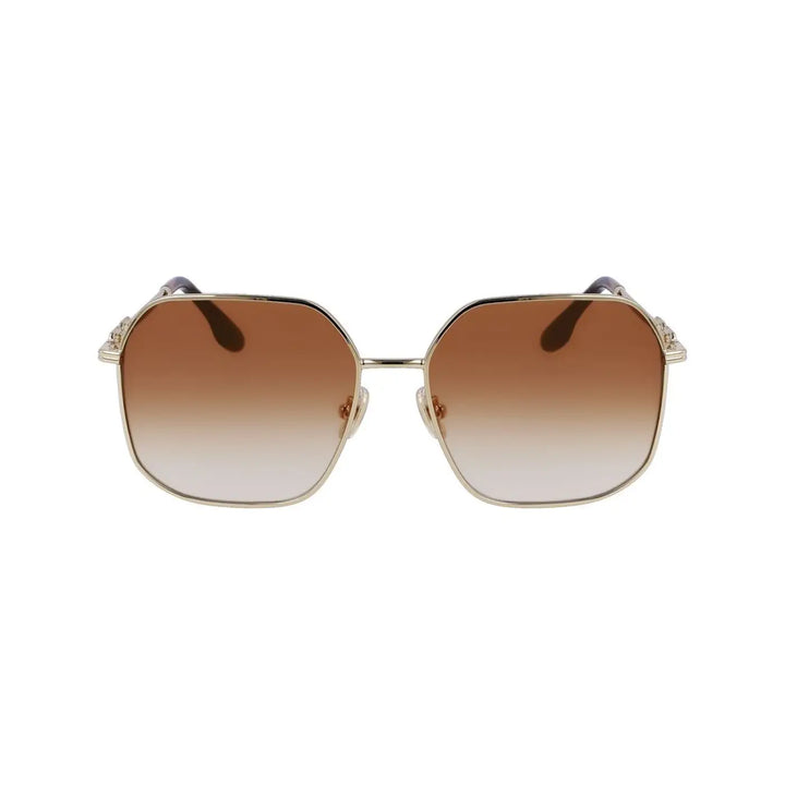 Victoria Beckham Gold Metal Sunglasses