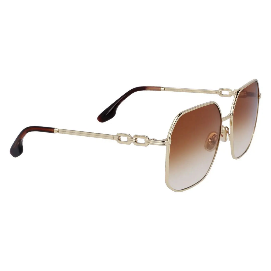 Victoria Beckham Gold Metal Sunglasses
