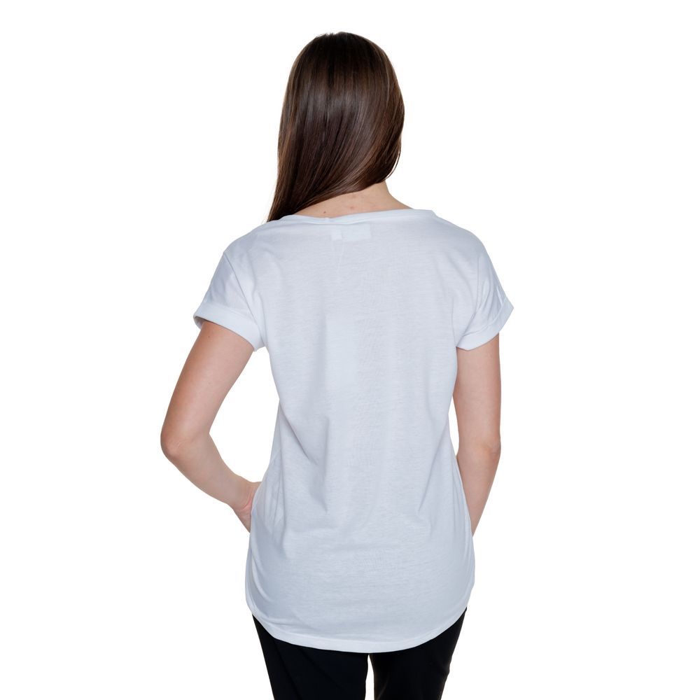Vila Clothes - White Cotton T-Shirt