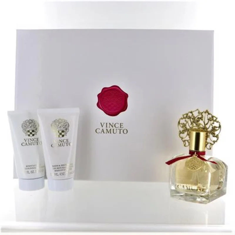 Sensuous Osmanthus Vince Camuto 3 Piece Gift Set with Shower Gel Women’s Sets
