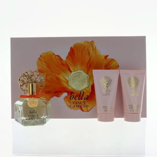 Luxurious Vince Camuto Bella Piece Gift Set with Shower Gel Women’s Sets