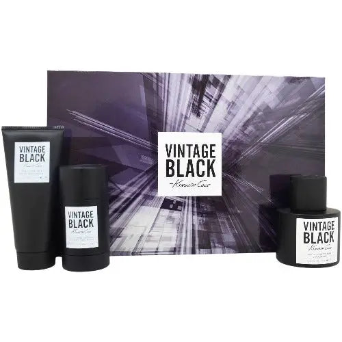 Revitalize Your Scent with the Kenneth Cole Vintage Black Gift Set Men’s Sets