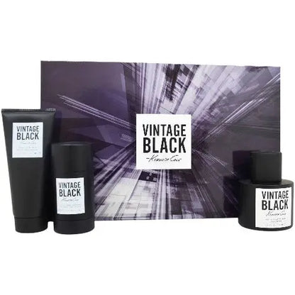 Revitalize Your Scent with the Kenneth Cole Vintage Black Gift Set Men’s Sets