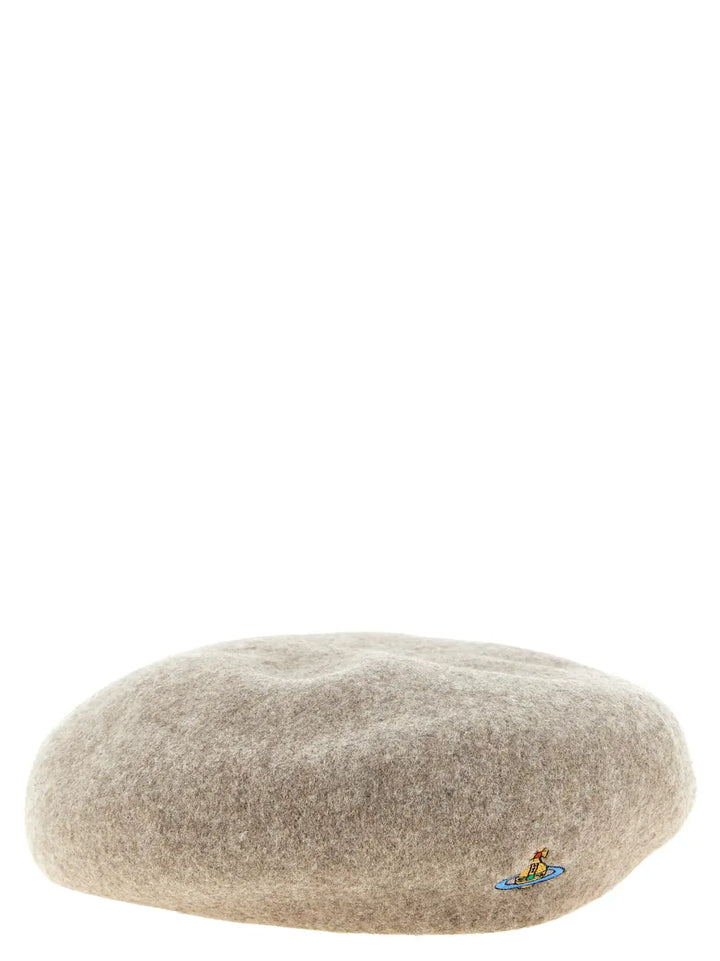 Vivienne Westwood Beige Wool Beanie