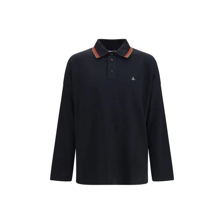 Vivienne Westwood Black Cotton Polo Shirt