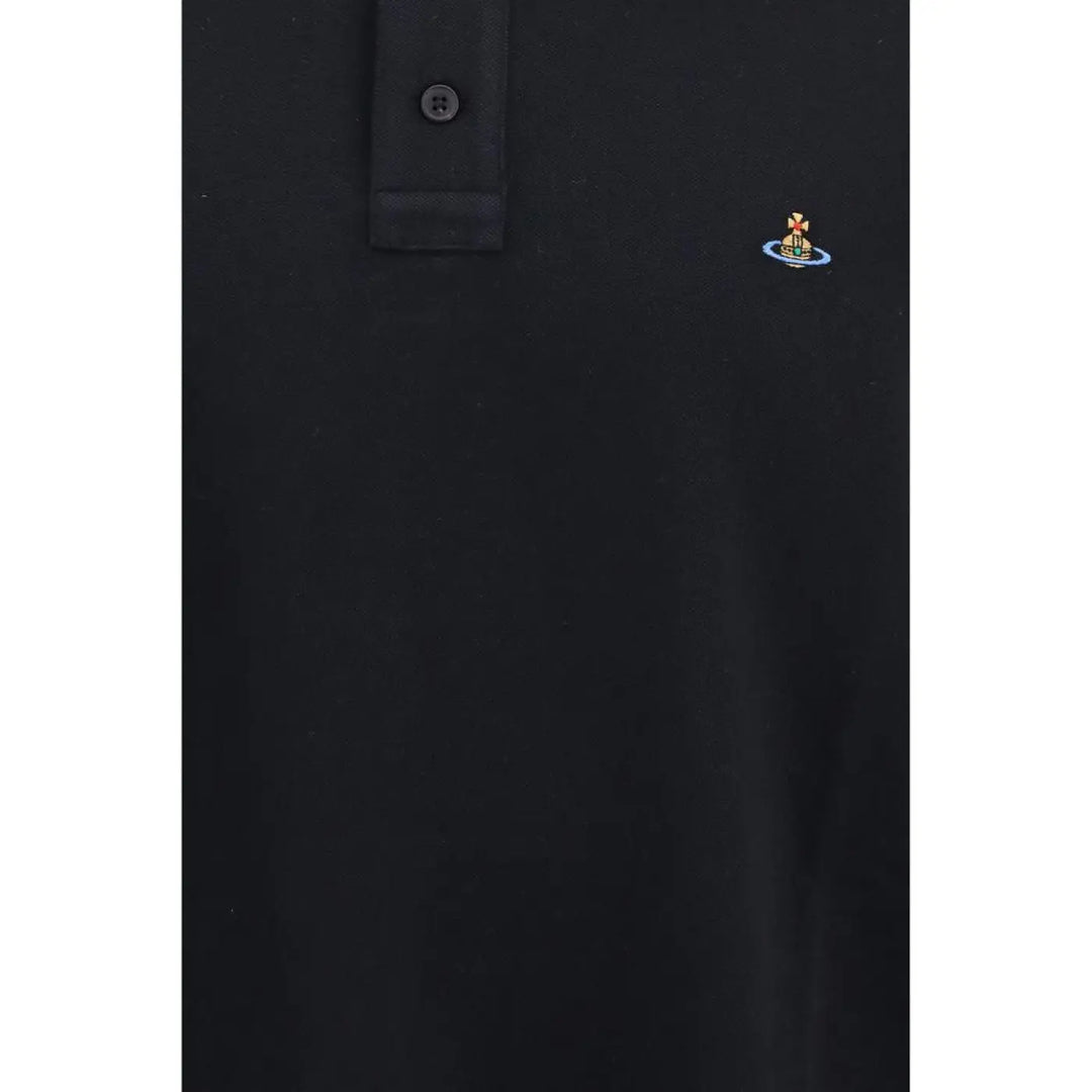 Vivienne Westwood Black Cotton Polo Shirt