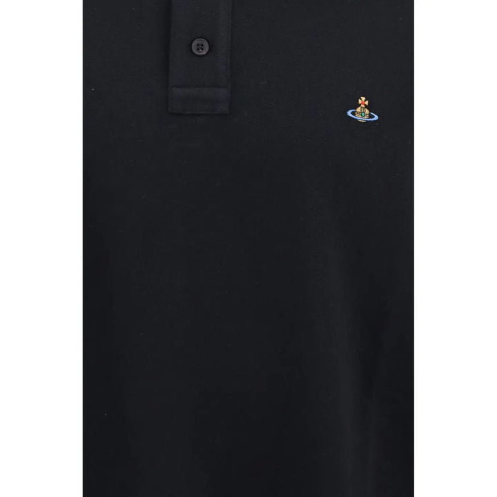 Vivienne Westwood Black Cotton Polo Shirt