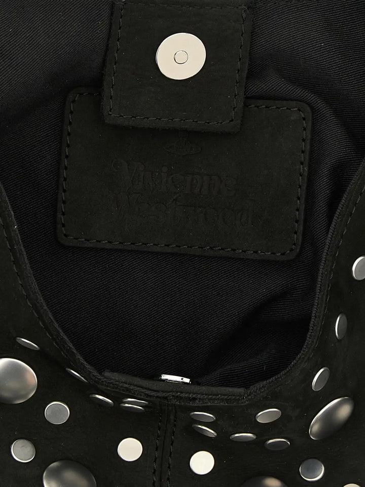 Vivienne Westwood Black Cowhide Shoulder Bag